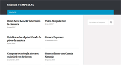Desktop Screenshot of mediosyempresas.com.ar